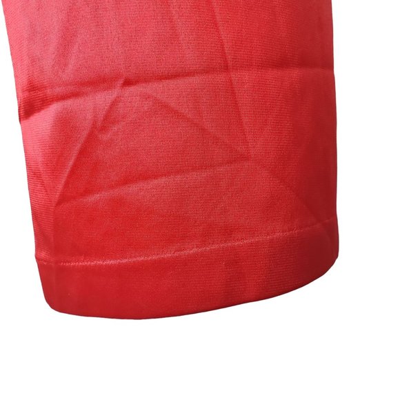 Vintage 70's Vanity Fair TWO Piece Valentine Red High Rise Pajama Pant Set, Sz M - Picture 6 of 9